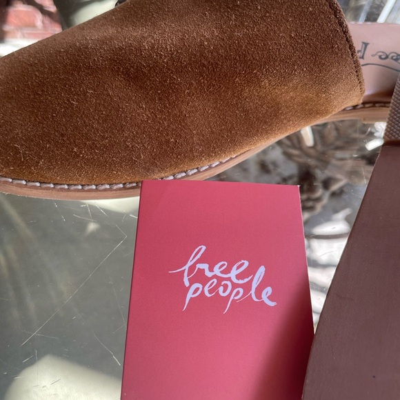 Free People Tan Suede Mules - Picture 2 of 5